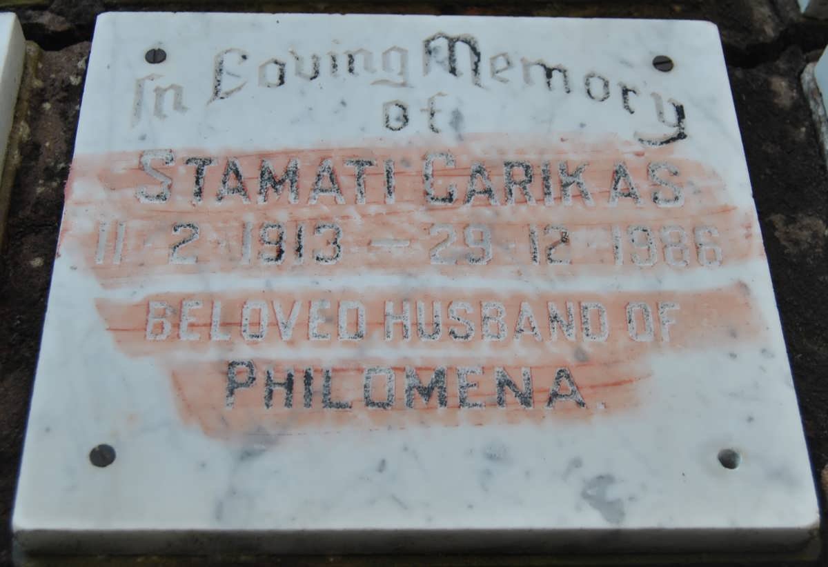 CARIKAS Stamati 1913-1986