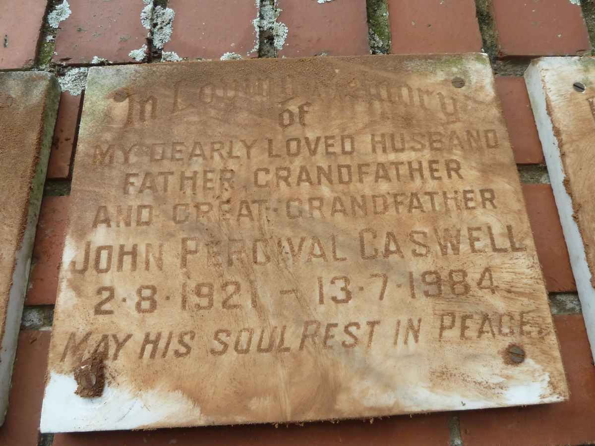 CASWELL John Percival 1921-1984