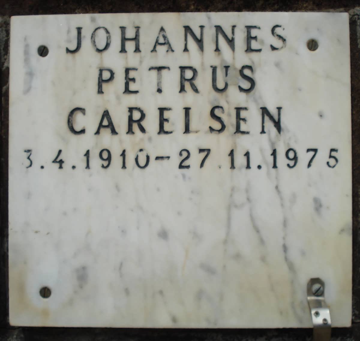 CARELSEN Johannes Petrus 1910-1975