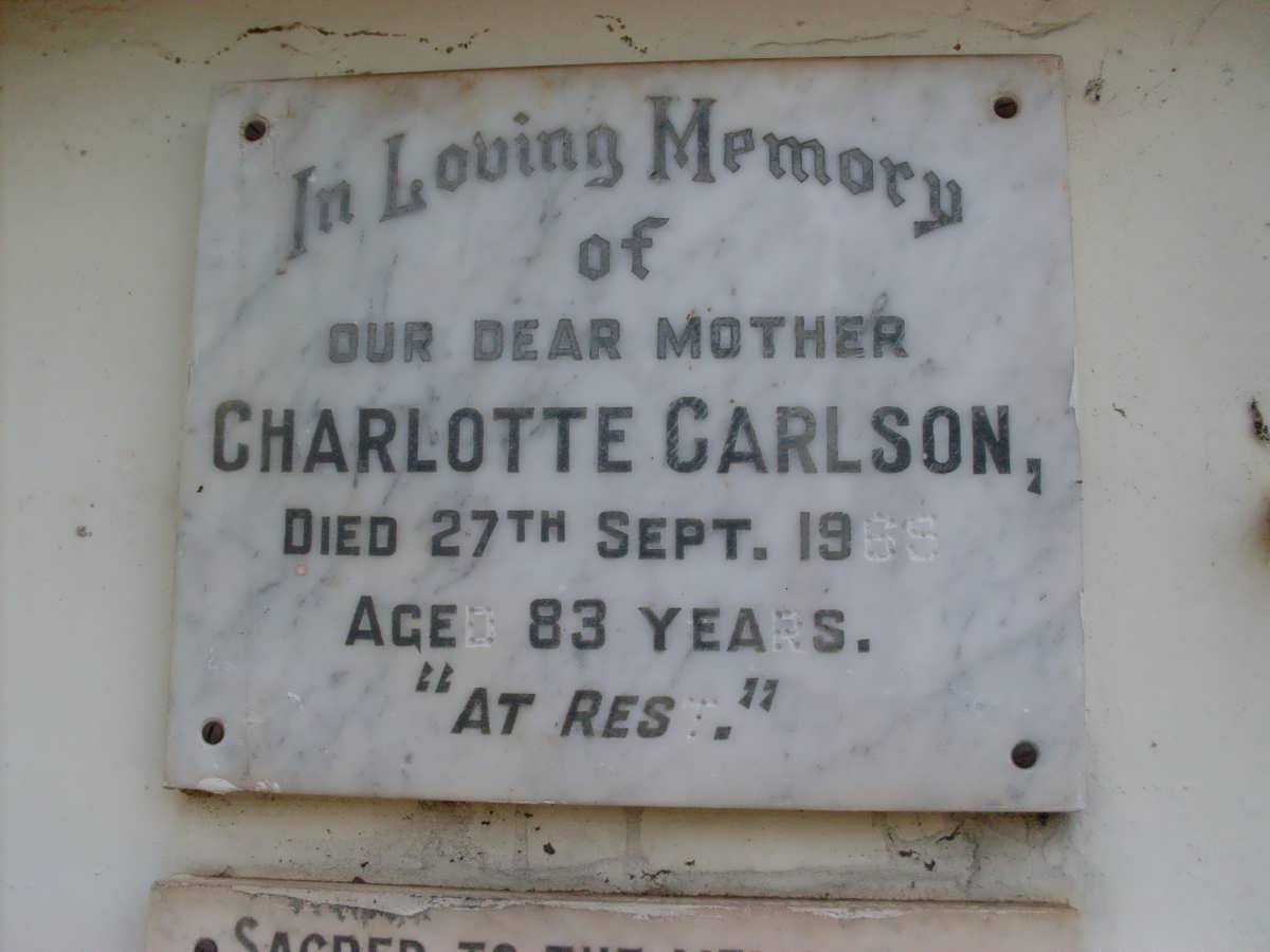 CARLSON Charlotte -1969