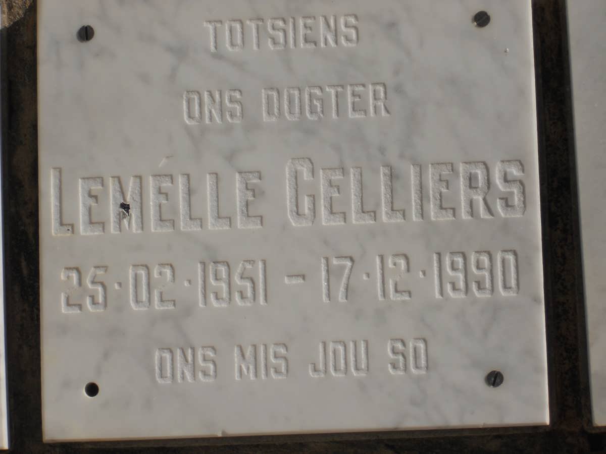 CELLIERS Lemelle 1951-1990
