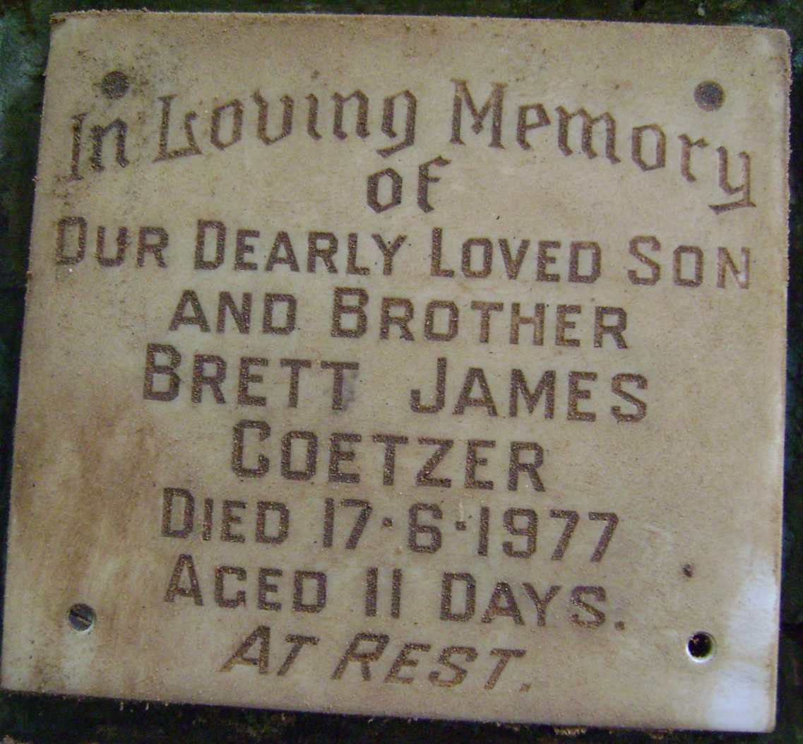 COETZER Brett James -1977