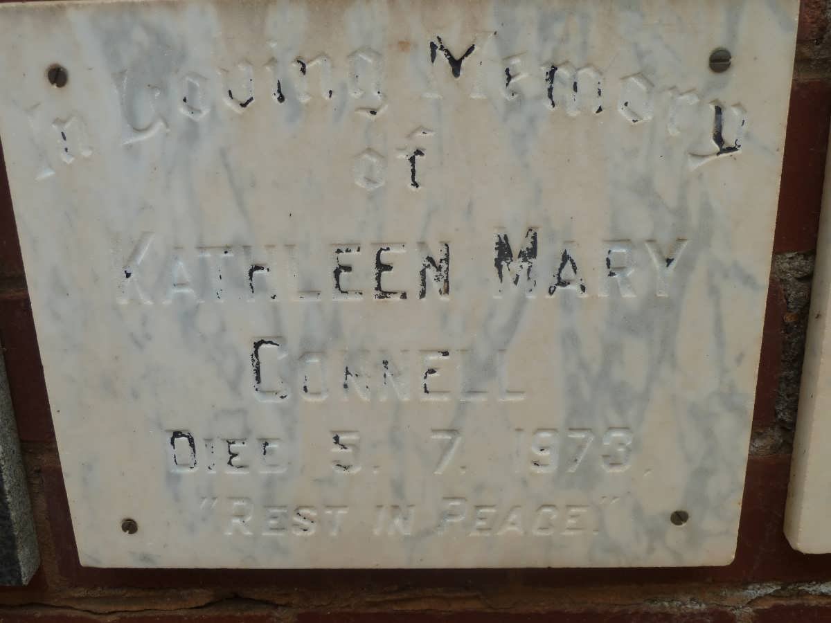 CONNELL Kathleen Mary -1973
