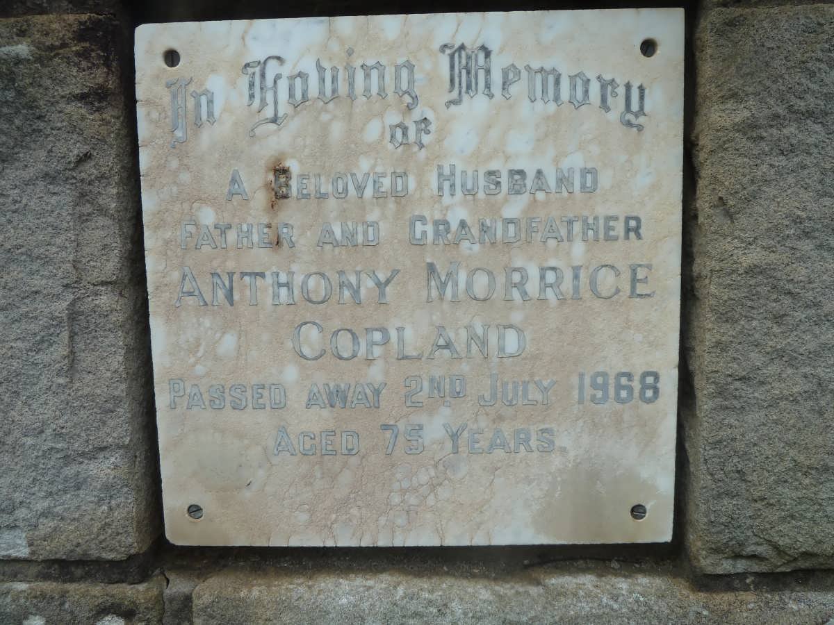 COPLAND Anthony Morrice -1968