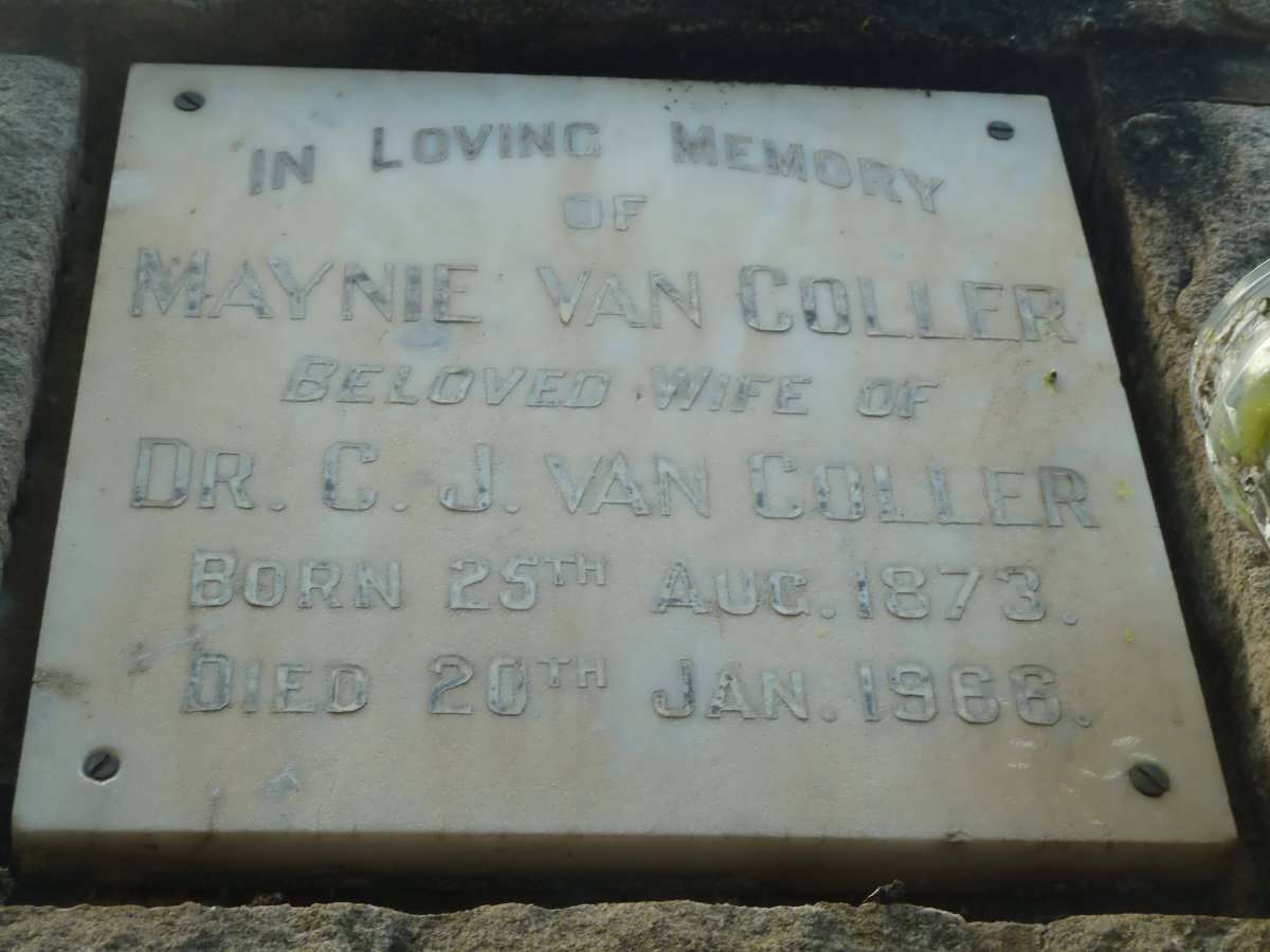 COLLER Maynie, van 1873-1966