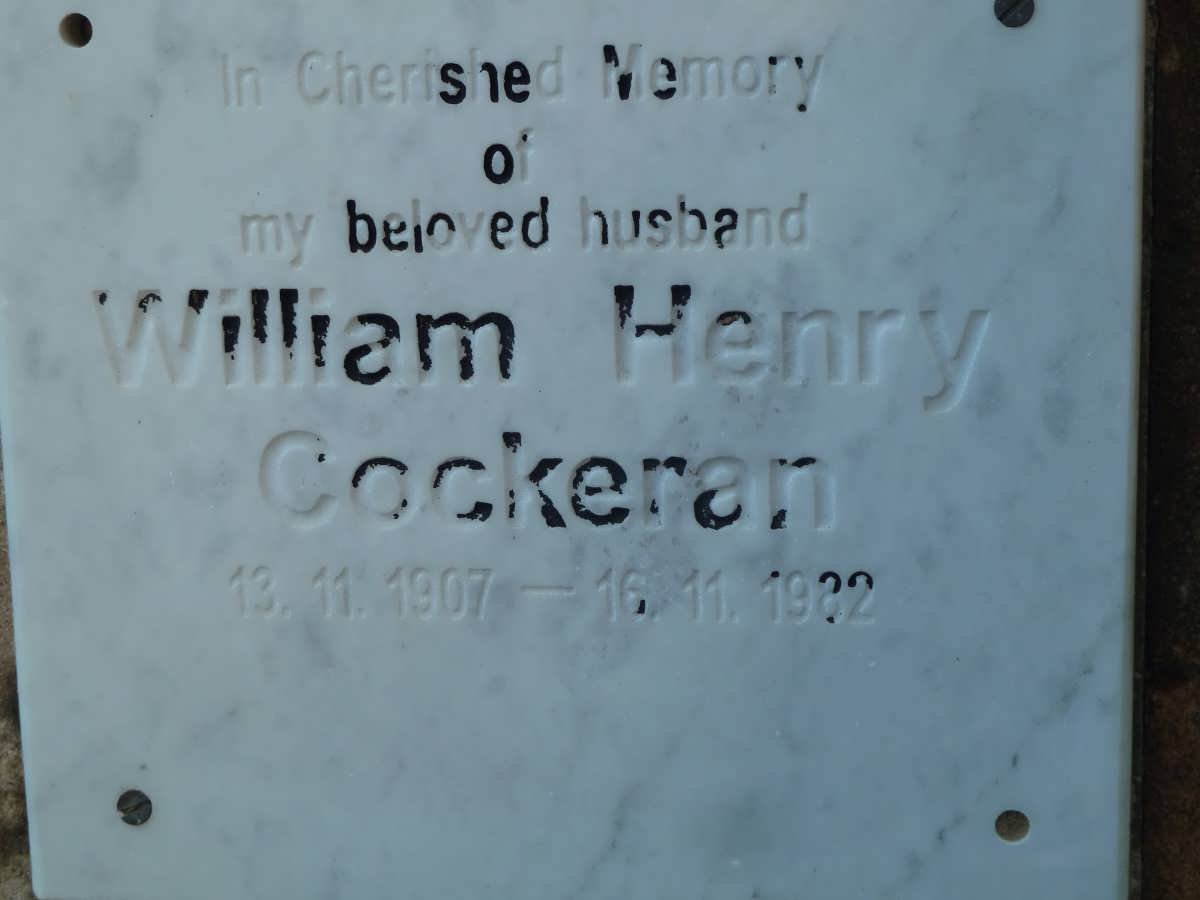 COCKERAN William Henry 1907-1982