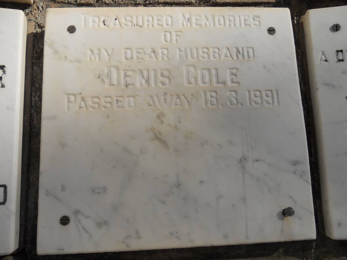 COLE Denis -1991