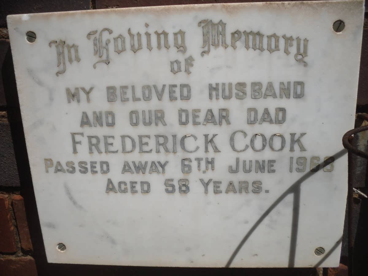 COOK Frederick -1968