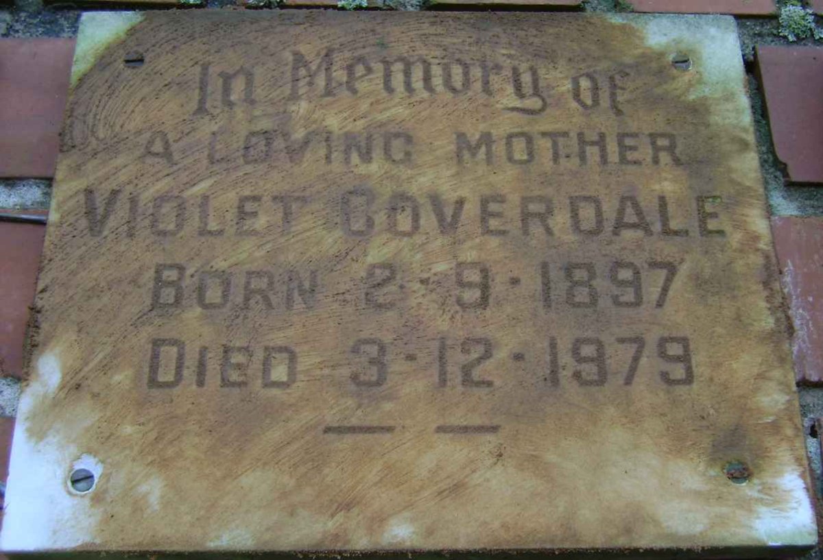 COVERDALE Violet 1897-1979