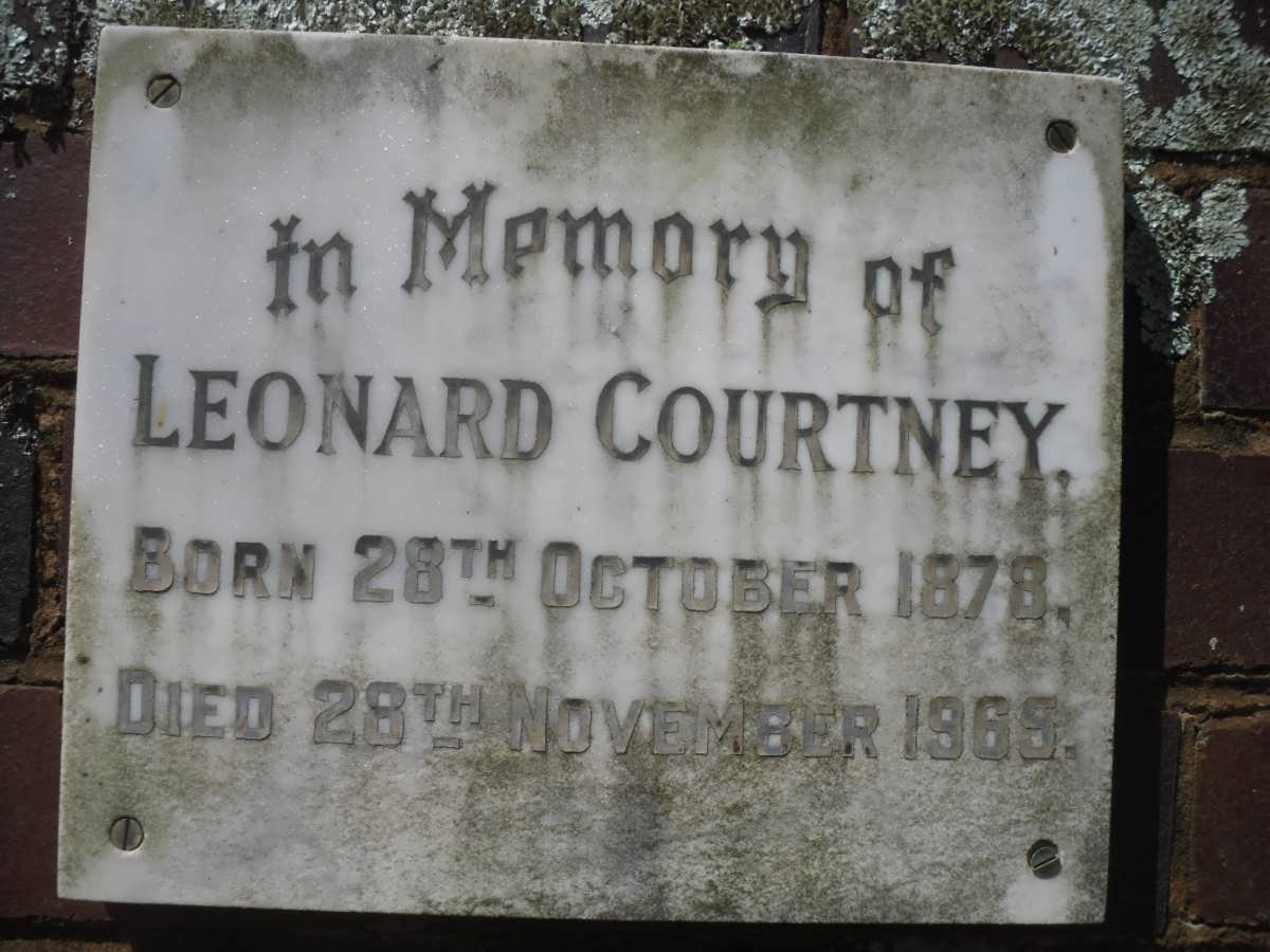 COURTNEY Leonard 1878-1965