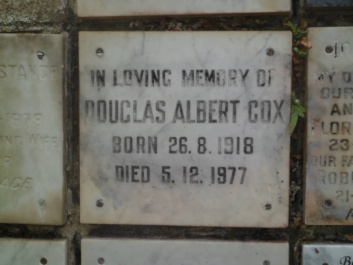 COX Douglas Albert 1918-1977