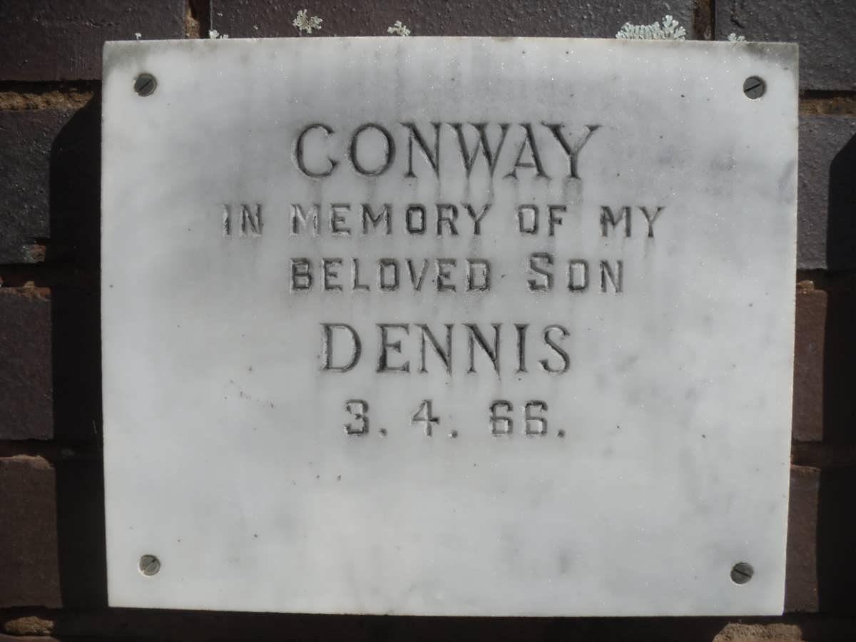 CONWAY Dennis -1966