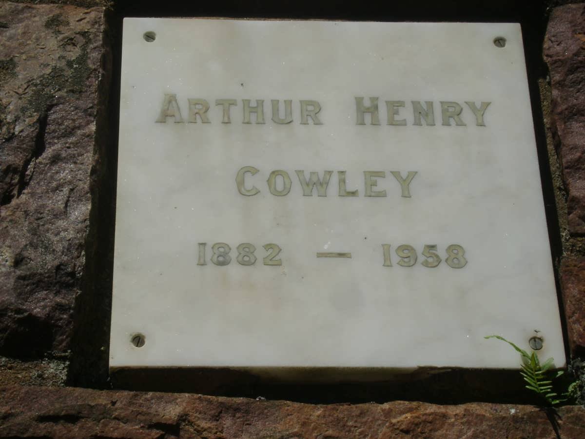 COWLEY Arthur Henry 1882-1958