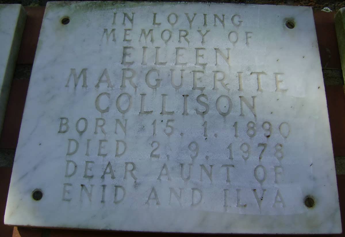 COLLISON Eileen Marguerite 1890-1978