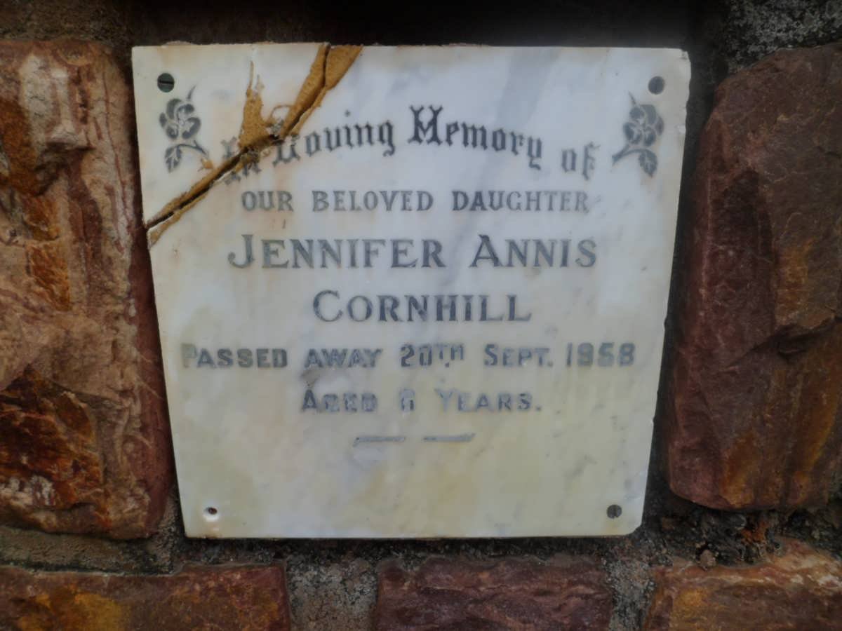 CORNHILL Jennifer Annis -1958
