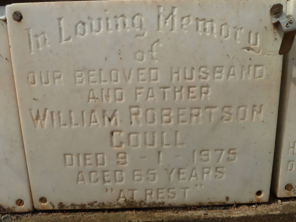 COULL William Robertson -1975