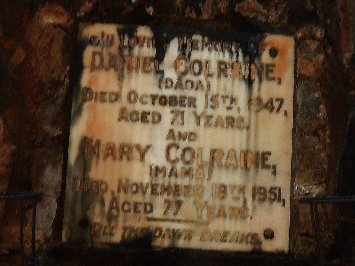 COLRAINE Daniel -1947 &amp; Mary -1951