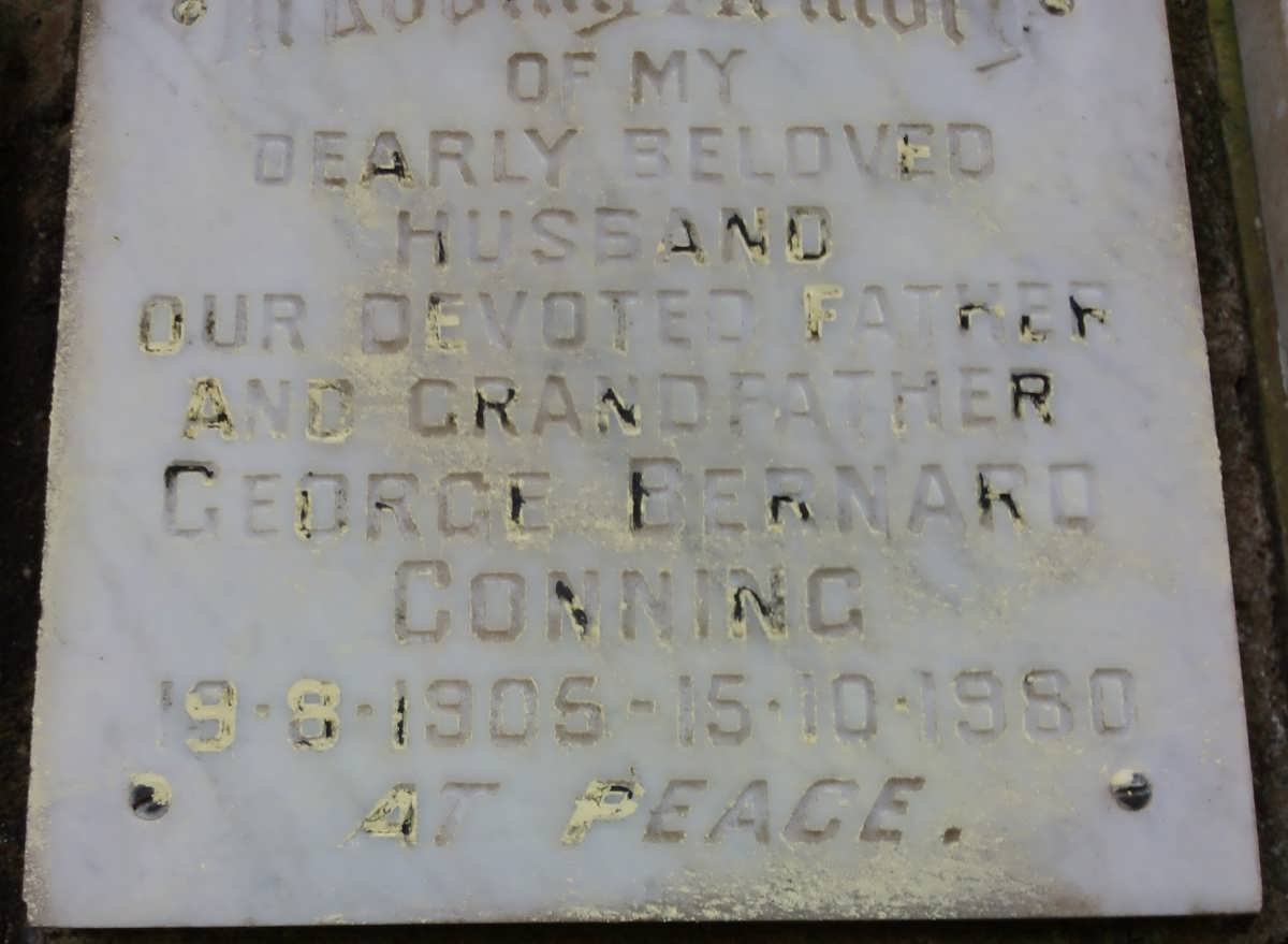 CONNING George Bernard 1905-1980