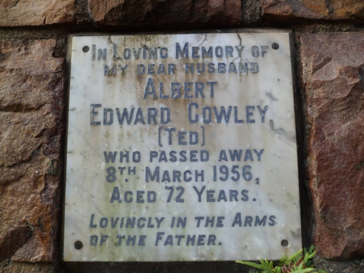 COWLEY Albert Edward -1956