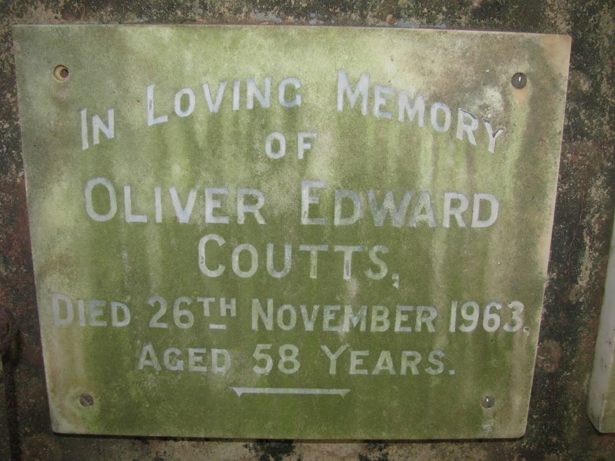 COUTTS Oliver Edward -1963
