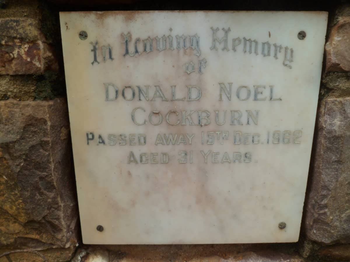 COCKBURN Donald Noel -1962