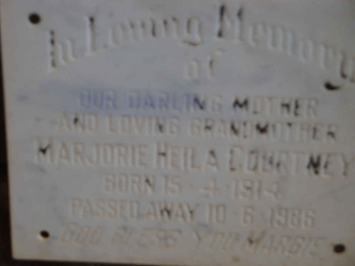 COURTNEY Marjorie Heila 1914-1986