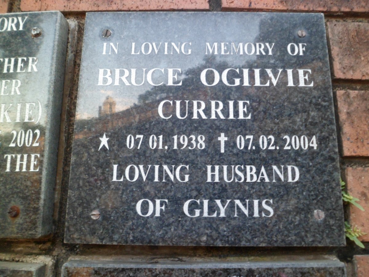 CURRIE Bruce Ogilvie 1938-2004