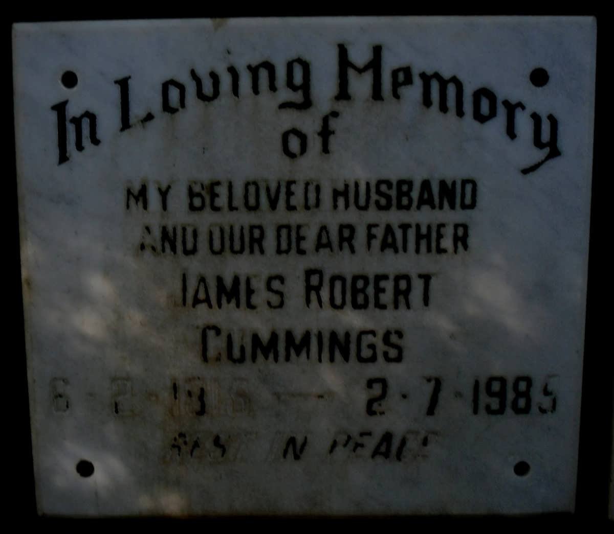 CUMMINGS James Robert 1915-1985
