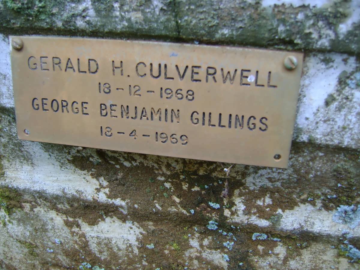 CULVERWELL Gerald H. -1968 :: GILLINGS George Benjamin -1969