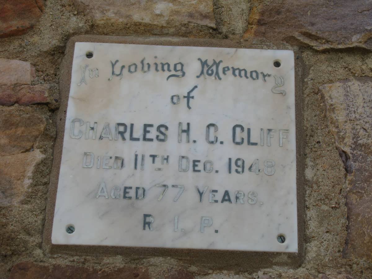 CLIFF Charles H.C. -1948