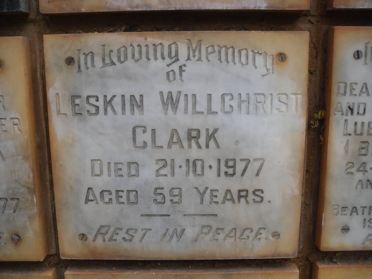 CLARK Leskin Willchrist -1977