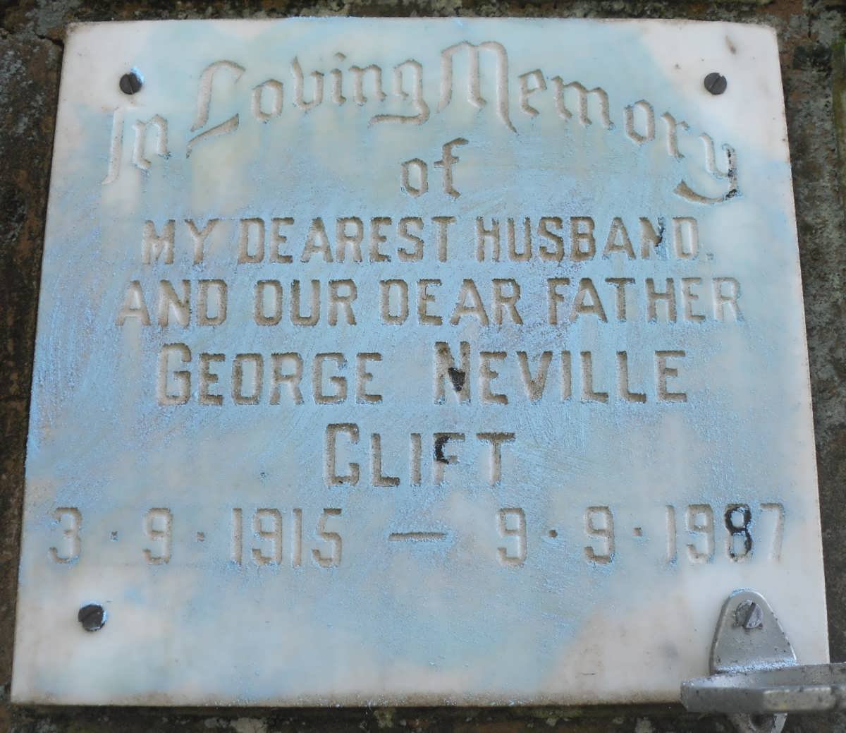CLIFT George Neville 1915-1987