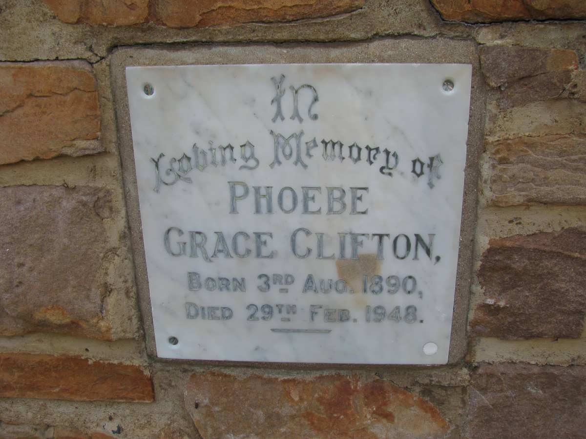 CLIFTON Phoebe Grace 1890-1948