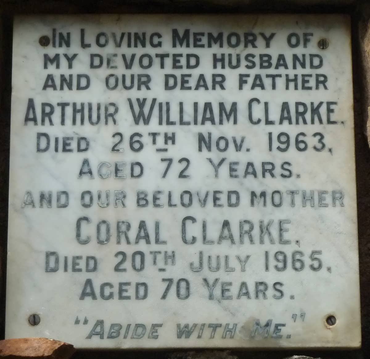 CLARKE Arthur William -1963 &amp; Coral -1965