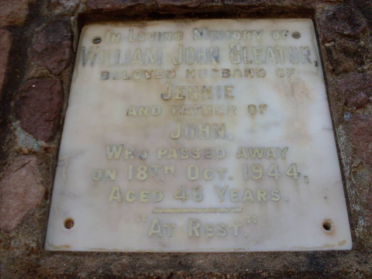 CLEATOR William John -1944
