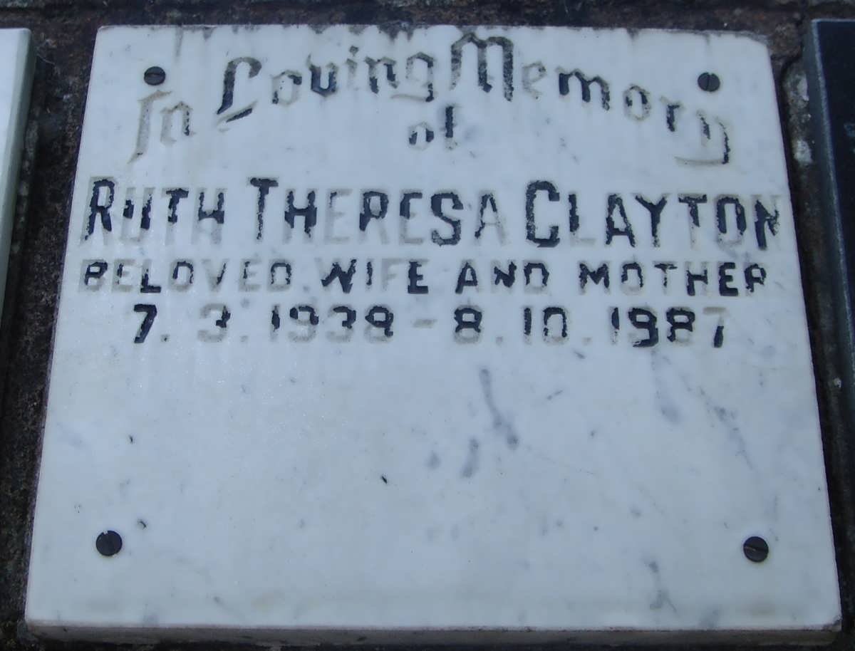 CLAYTON Ruth Theresa 1938-1987