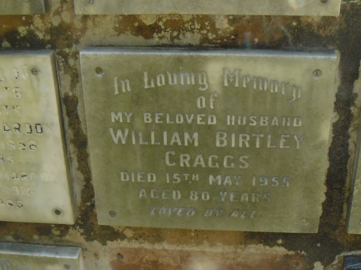 CRAGGS William Birtley -1955