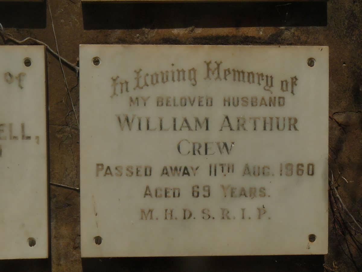 CREW William Arthur -1960