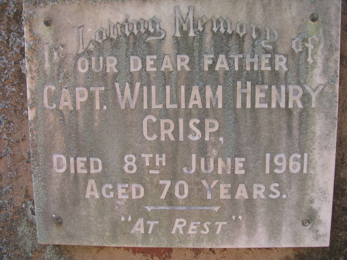 CRISP William Henry -1961 