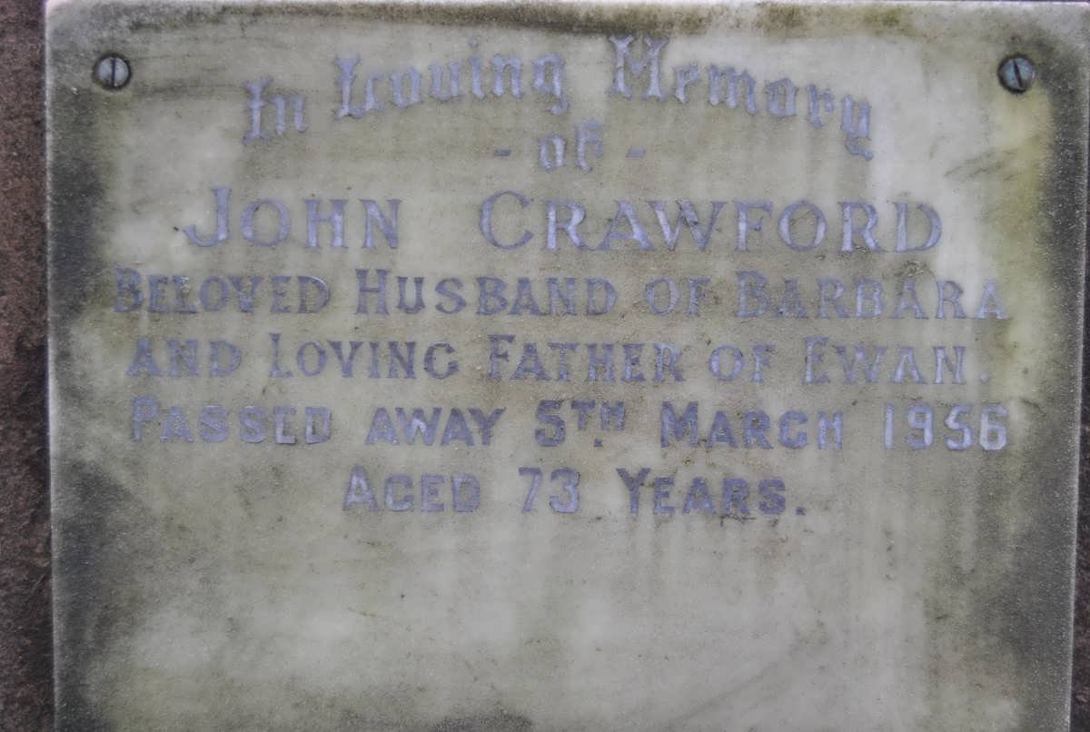CRAWFORD John -1956