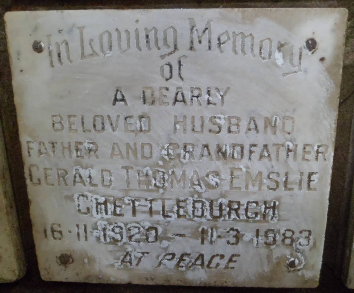 CHETTLEBURGH Gerald Thomas Emslie 1920-1983