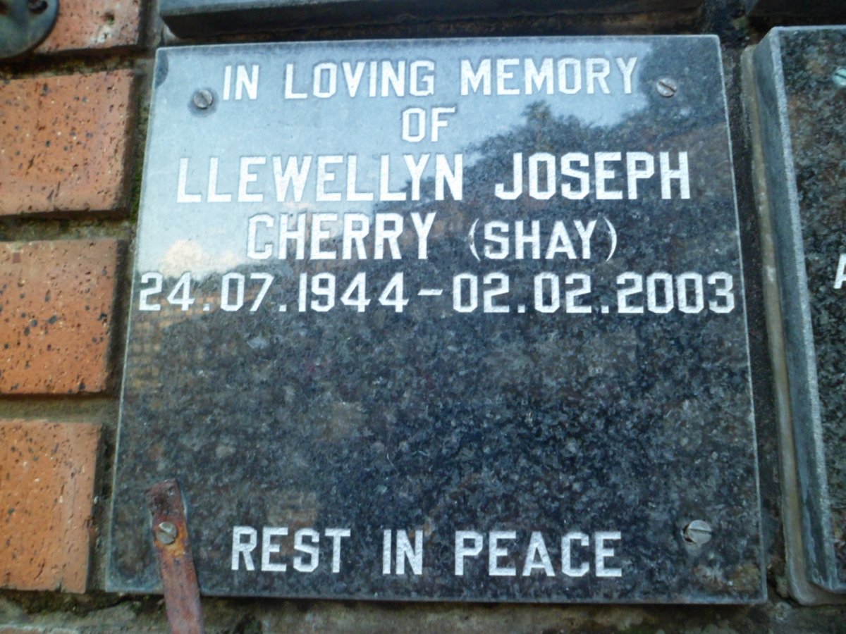 CHERRY Llewellyn Joseph 1944-2003