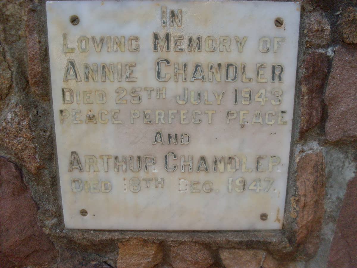 CHANDLER Arthur -1947 &amp; Annie -1943