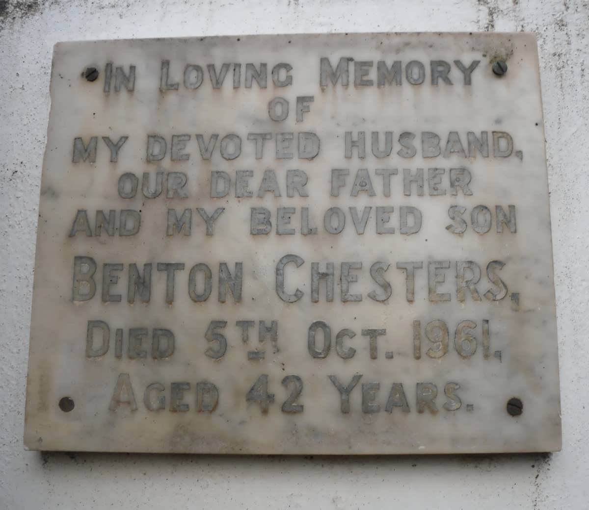 CHESTERS Benton -1961