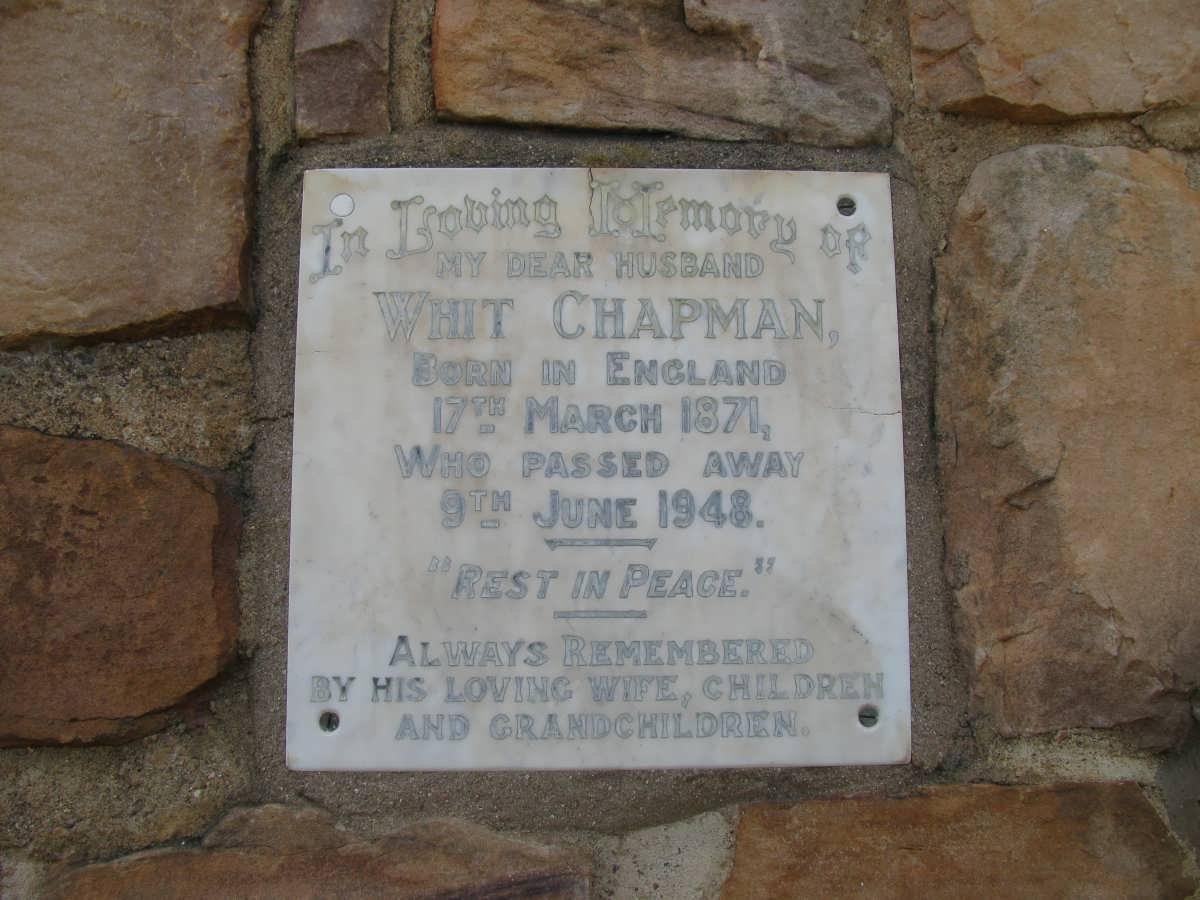 CHAPMAN Whit 1871-1948