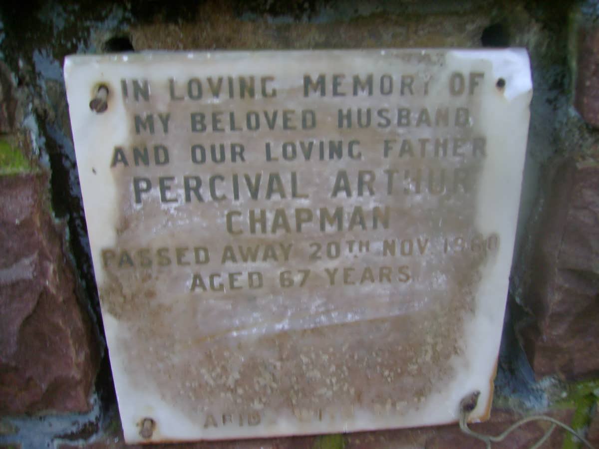 CHAPMAN Percival Arthur -1960