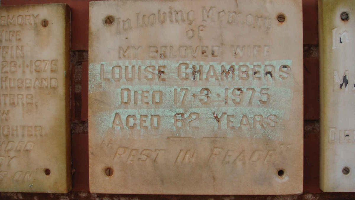 CHAMBERS Louise -1975