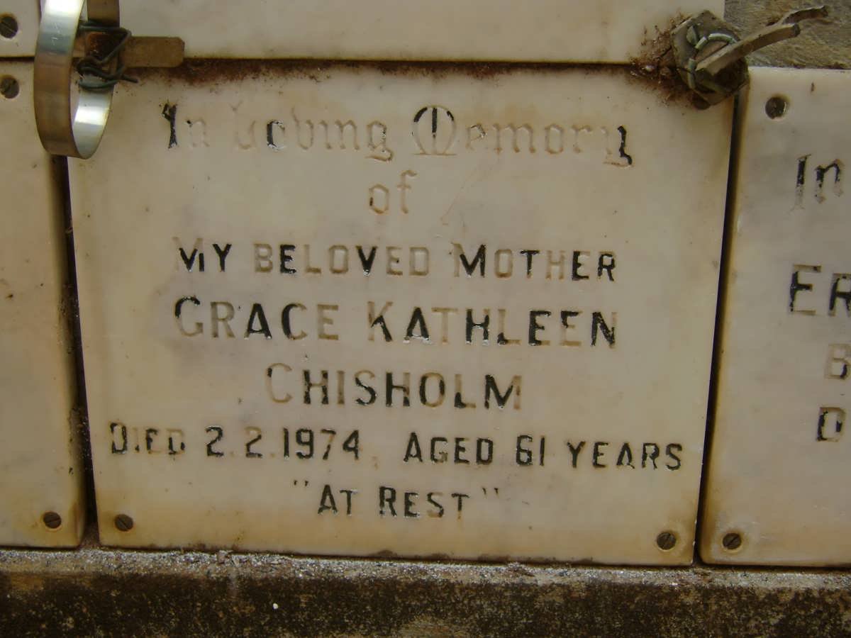 CHISHOLM Grace Kathleen -1974