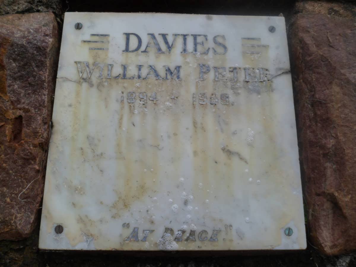 DAVIES William Peter 1894-1959