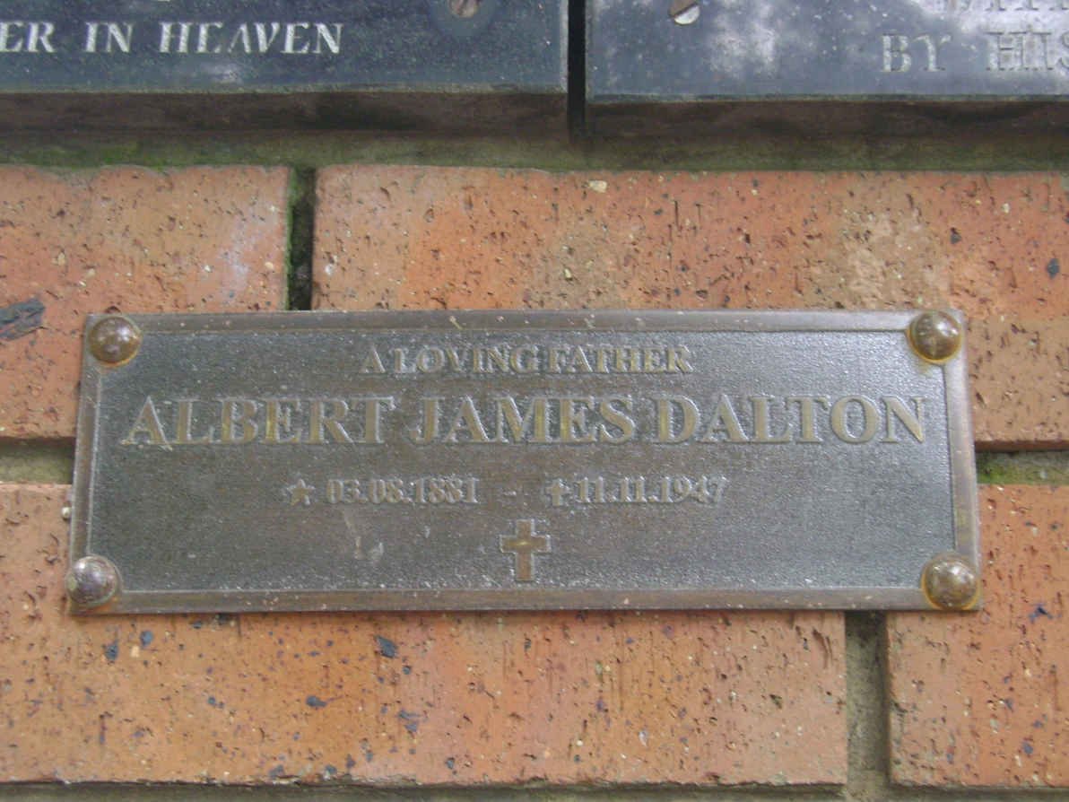 DALTON Albert James 1881-1947